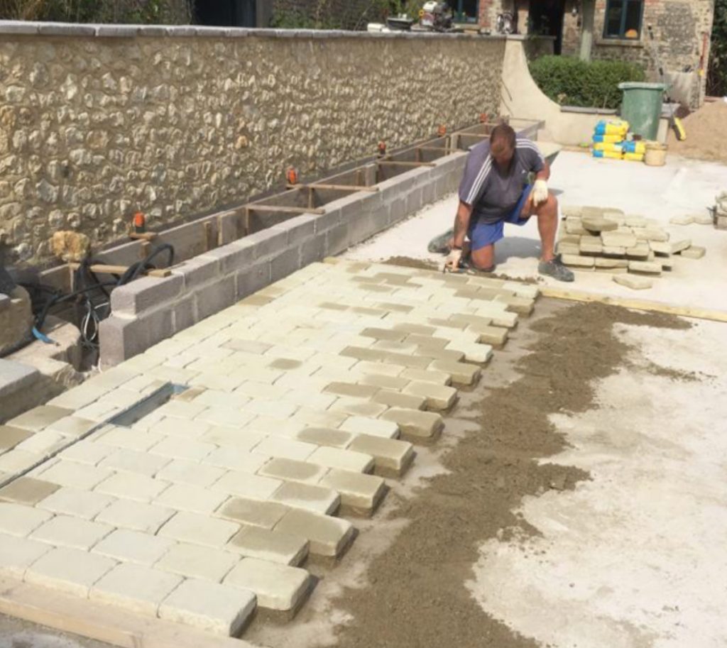 Yorkstone Tumbled Setts Holley Hextall Wiltshire Stone Supplier